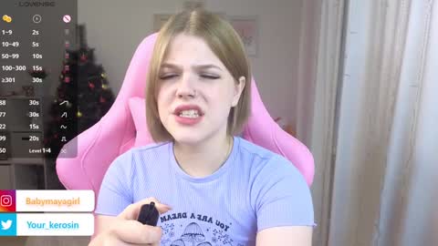 Snapshot of maya_blonde18 chatting on 01.08.25 Maya online show from 01.08.25