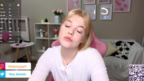 Snapshot of maya_blonde18 chatting on 02.26.25 Maya online show from 02.26.25