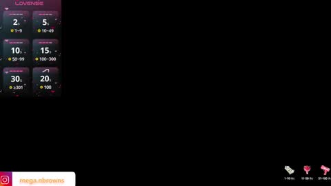 Megan  online show from 02.24.25