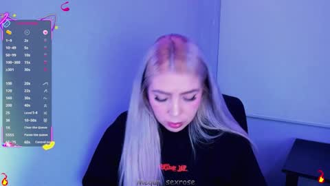 Megan rose online show from 03.15.26