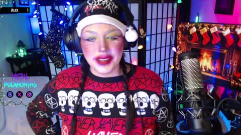 Snapshot of metalpocahotass chatting on 12.26.24 MetalPocahotass online show from 12.26.24