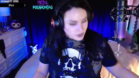 Snapshot of metalpocahotass chatting on 09.12.25 MetalPocahotass online show from 09.12.25