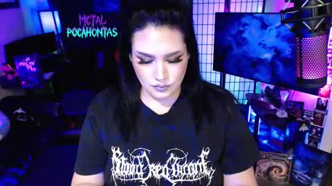 Snapshot of metalpocahotass chatting on 11.21.25 MetalPocahotass online show from 11.21.25