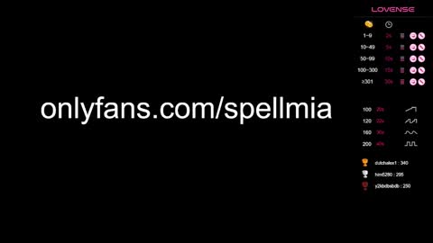 Snapshot of miaspell chatting on 12.07.24 Mia instagram miasspell online show from 12.07.24