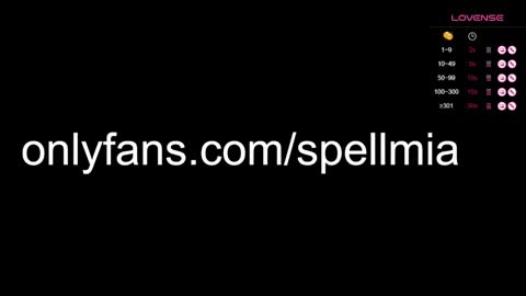 Snapshot of miaspell chatting on 01.19.25 Mia instagram miasspell online show from 01.19.25