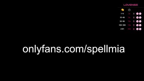 Snapshot of miaspell chatting on 01.20.25 Mia instagram miasspell online show from 01.20.25