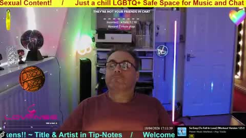 Snapshot of mick_mod chatting on 04.18.26 Professional Moderator Mick Mickey online show from 04.18.26