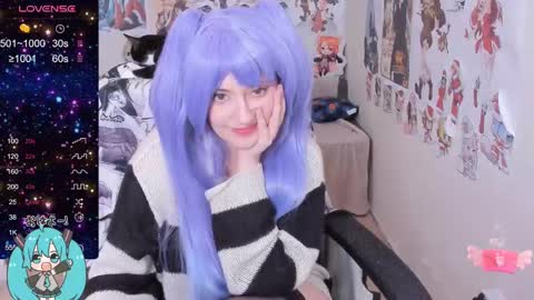 Snapshot of miku_bunny chatting on 02.13.25 Miku online show from 02.13.25
