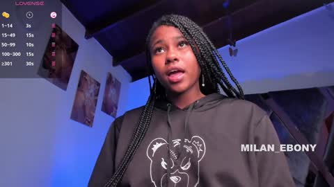 Snapshot of milan_ebony chatting on 01.06.25 Milan online show from 01.06.25