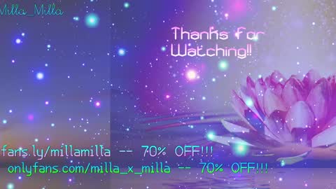 Snapshot of milla_milla chatting on 12.21.24 milla_milla online show from 12.21.24