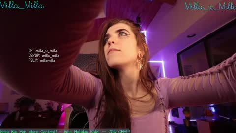 Snapshot of milla_milla chatting on 12.24.24 milla_milla online show from 12.24.24