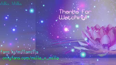 Snapshot of milla_milla chatting on 01.23.25 milla_milla online show from 01.23.25