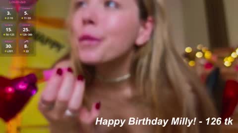 Milly    online show from 02.21.25