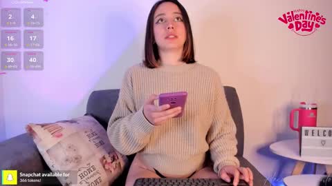 Snapshot of miss_alexa2 chatting on 02.14.26 Alexa Sarmiento online show from 02.14.26