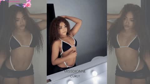 Snapshot of missdionne__curly chatting on 10.10.25 DIONNE online show from 10.10.25