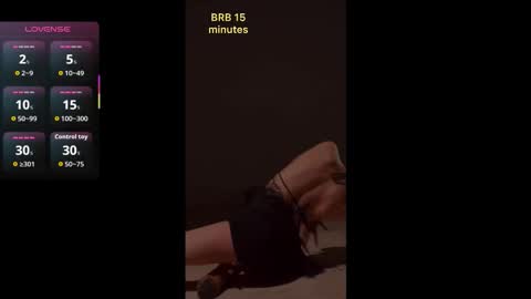 misskristel online show from 10.15.25