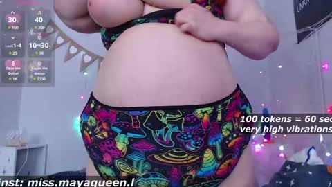 Snapshot of missmayaqueen chatting on 02.24.25 Maya online show from 02.24.25