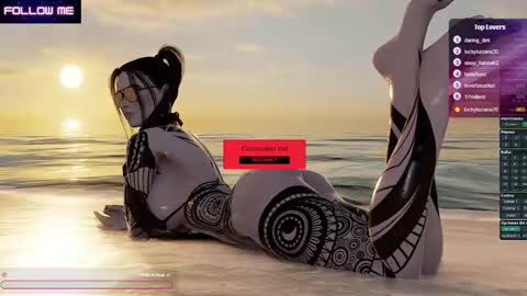 Snapshot of misstenka chatting on 11.26.25 MissTenka online show from 11.26.25