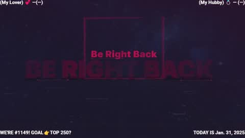 DaPussyFairy online show from 02.01.25