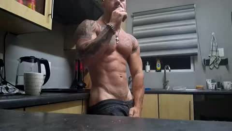 Snapshot of muscledaddy69s chatting on 03.22.26 muscledaddy69s online show from 03.22.26