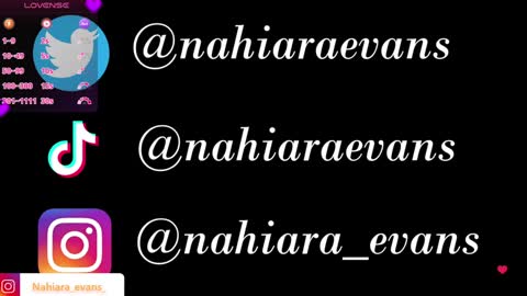 NAHIARA EVANS online show from 12.17.24