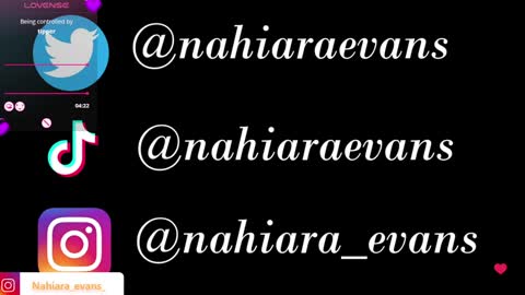 NAHIARA EVANS online show from 02.03.25
