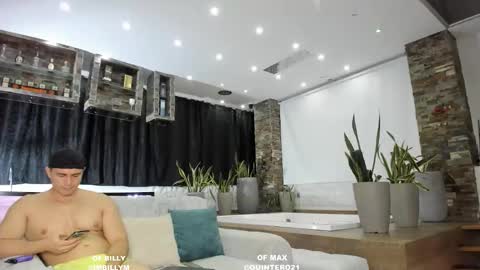 Snapshot of naughty_hot_guys_team chatting on 10.24.25 Billys Boys online show from 10.24.25