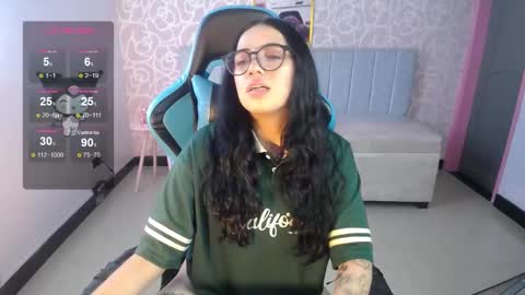 Snapshot of ninfa_ch chatting on 01.24.25 Ninfa online show from 01.24.25