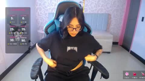 Snapshot of ninfa_ch chatting on 02.25.25 Ninfa online show from 02.25.25