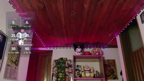 Snapshot of ninfa_ch chatting on 10.23.25 Ninfa online show from 10.23.25