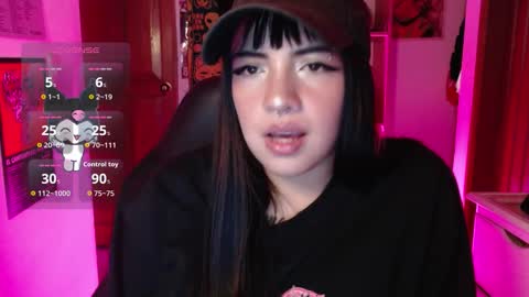 Snapshot of ninfa_ch chatting on 11.12.25 Ninfa online show from 11.12.25