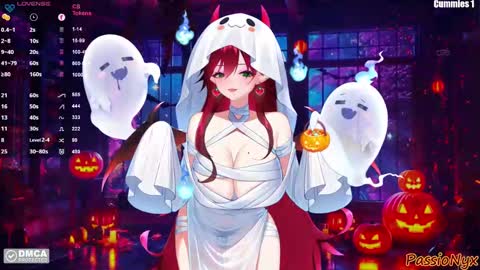 Succubus Nyx online show from 10.28.25