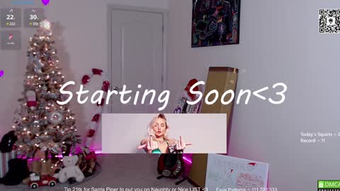 Snapshot of petitebrat chatting on 12.18.24 PiperAvery online show from 12.18.24