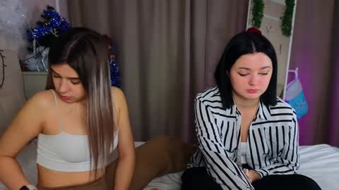 Lora black  and Lili blonde welcome you here online show from 12.24.24