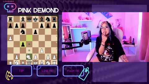 Snapshot of pinkk_demon chatting on 06.27.26 PINKK online show from 06.27.26