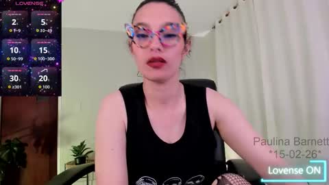 Snapshot of polybarnett chatting on 02.16.26 paulina barnett online show from 02.16.26