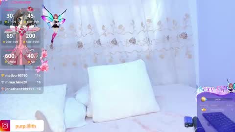 Snapshot of purplelilith3 chatting on 02.25.25 Purple Lilith online show from 02.25.25