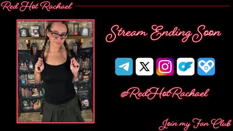 Snapshot of red_hot_rachael chatting on 02.21.25 Red Hot Rachael online show from 02.21.25