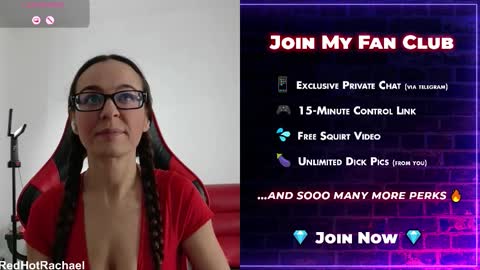 Snapshot of red_hot_rachael chatting on 11.24.25 Red Hot Rachael online show from 11.24.25