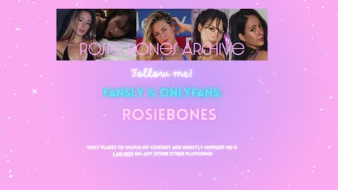Snapshot of rosiebones chatting on 01.06.25 Rosie Bones online show from 01.06.25