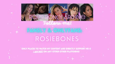 Snapshot of rosiebones chatting on 03.12.25 Rosie Bones online show from 03.12.25