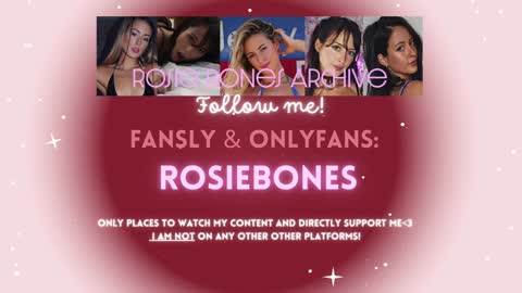 Snapshot of rosiebones chatting on 10.07.25 Rosie Bones online show from 10.07.25