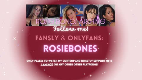 Rosie Bones online show from 11.07.25