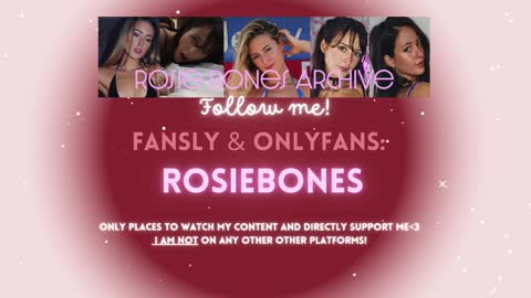 Rosie Bones online show from 12.01.25