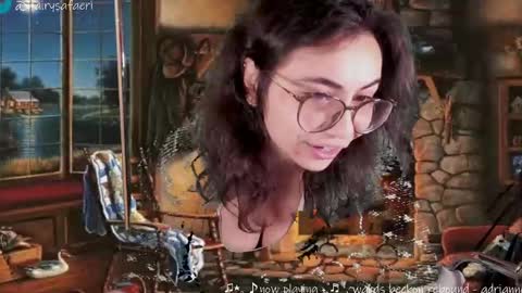 Snapshot of safaeri chatting on 12.04.24 Safa online show from 12.04.24