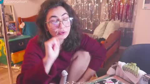 Snapshot of safaeri chatting on 12.16.24 Safa online show from 12.16.24