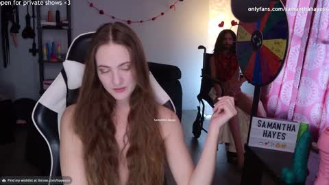 The Real Samantha Hayes haha  online show from 02.12.25