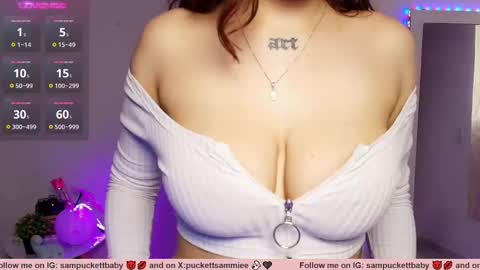 Snapshot of sampuckettbaby chatting on 09.18.25 sampuckettbaby online show from 09.18.25