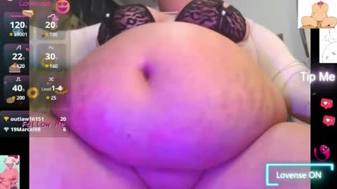 Snapshot of samy_belly32 chatting on 02.20.25 loredy samantha online show from 02.20.25