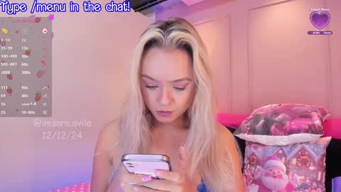 Snapshot of saraavila_ chatting on 12.13.24 SaraAvila online show from 12.13.24